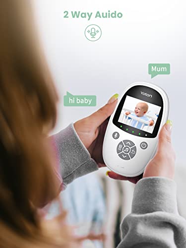 YOTON Video Baby Monitor with Camera, Night Vision