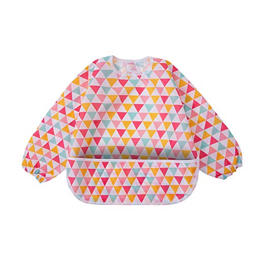 Little Dimsum Long Sleeve Waterproof Bib with Large Pocket
