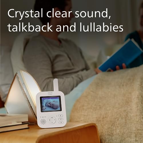 Philips Avent Video Baby Monitor - Coral Cream Display