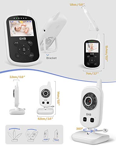 GHB Video Baby Monitor with Camera Eco Mode