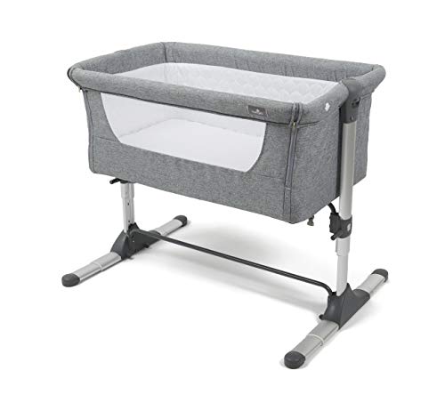 Babylo Snuggle Cuddle Bedside Sleeper, Slate Grey