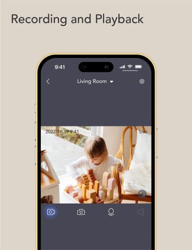 Nooie Smart Baby Monitor with WiFi, Night Vision