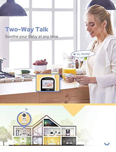 GHB Video Baby Monitor with Camera Eco Mode