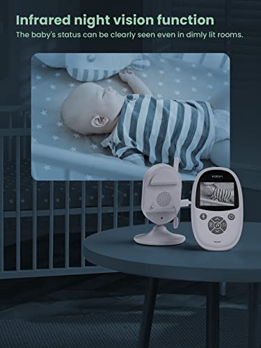 YOTON Video Baby Monitor with Camera, Night Vision
