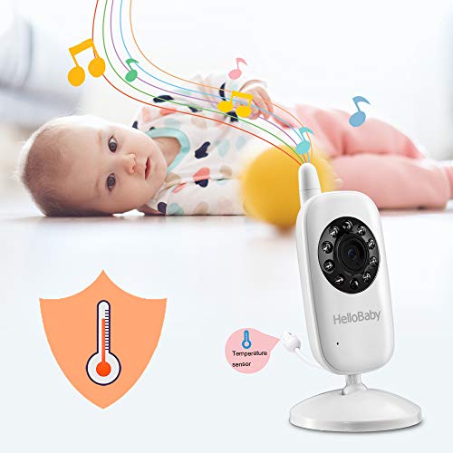 HelloBaby Wireless Video Baby Monitor: 3.2 Inch Screen