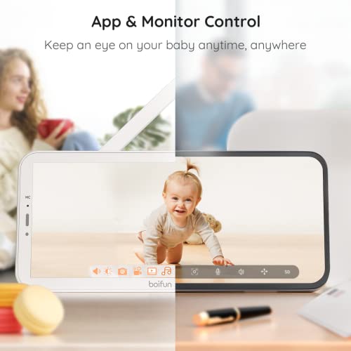 BOIFUN Wifi Video Baby Monitor Camera, 1080P, Motion Detect