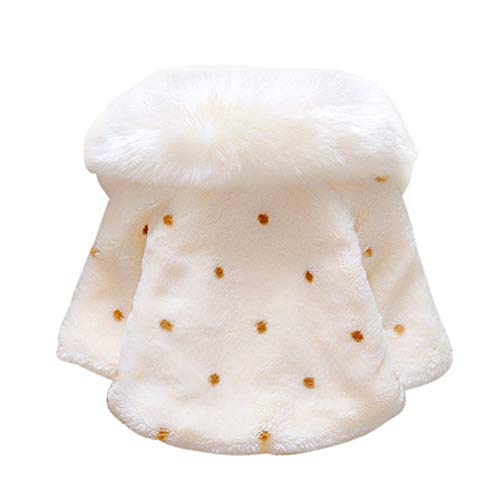 URMAGIC Baby Girl Button Down Warm Cape Coat