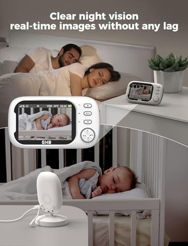 GHB Camera Baby Monitor with Night Vision & VOX
