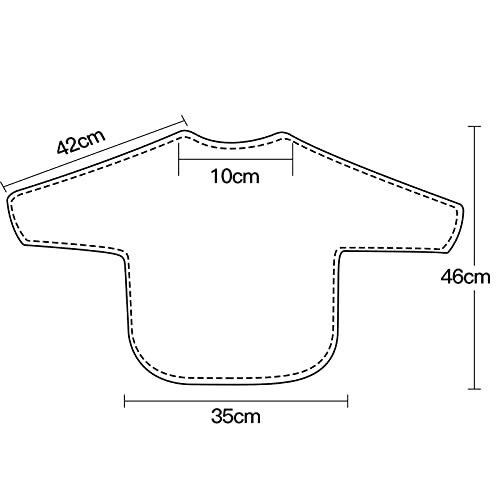 Jmbabe Waterproof Long Sleeve Baby Bib Apron