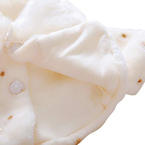 URMAGIC Baby Girl Button Down Warm Cape Coat