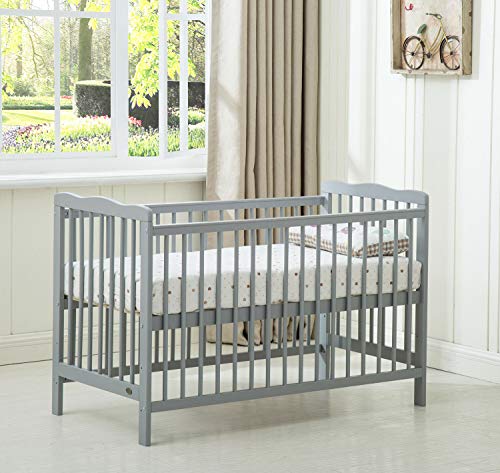 Brooklyn Baby Cot Crib with Water Repellent Mattress