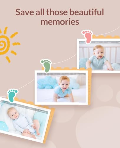 Peekababy Smart Baby Monitor with Camera and Audio
