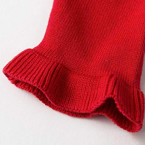 De feuilles Toddler Baby Girls Ruffle Knit Cardigan