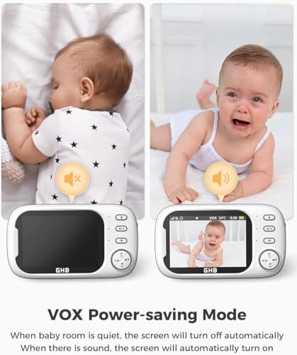 GHB Camera Baby Monitor with Night Vision & VOX