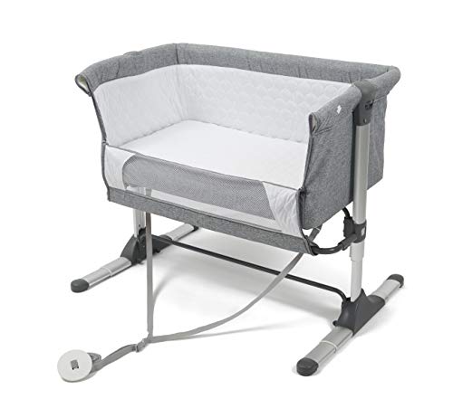 Babylo Snuggle Cuddle Bedside Sleeper, Slate Grey