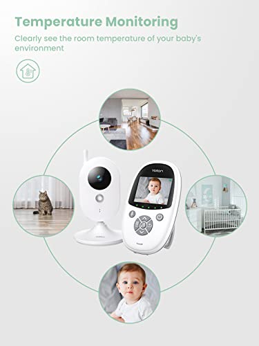 YOTON Video Baby Monitor with Camera, Night Vision