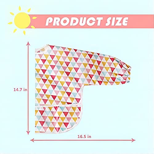 Little Dimsum Long Sleeve Waterproof Bib with Large Pocket