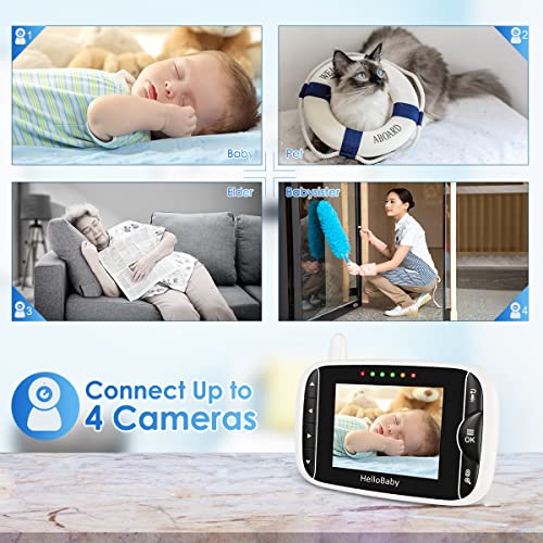 HelloBaby Camera Baby Monitor: ECO Mode, Night Vision