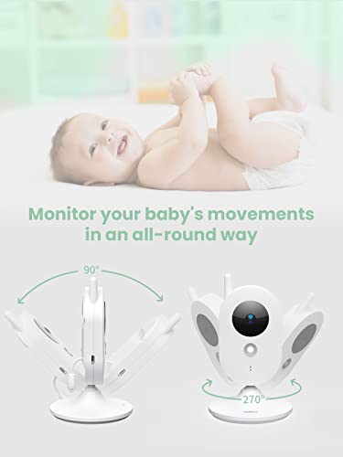 YOTON Video Baby Monitor with Camera, Night Vision