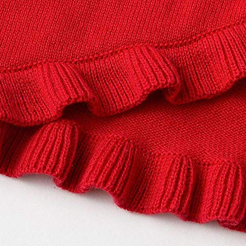 De feuilles Toddler Baby Girls Ruffle Knit Cardigan