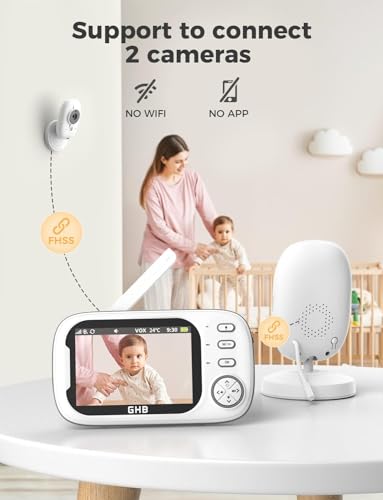 GHB Camera Baby Monitor with Night Vision & VOX