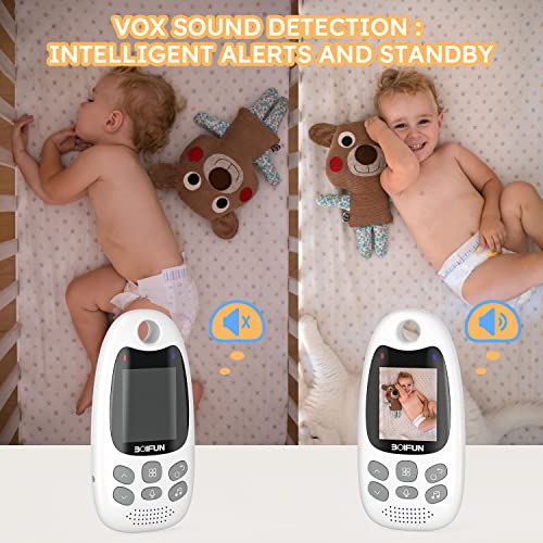 BOIFUN Video Baby Monitor: No WiFi, Night Vision