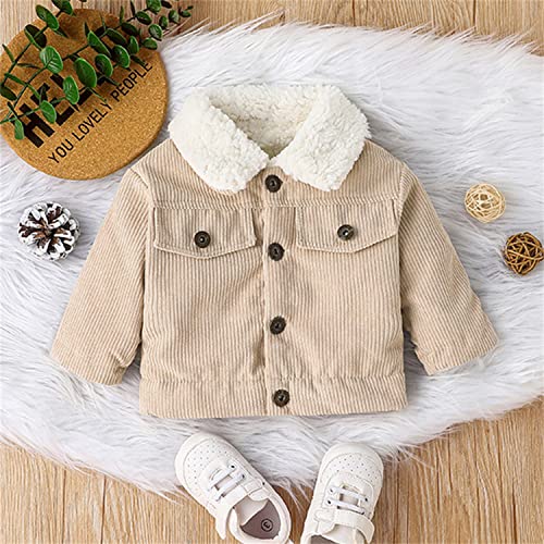 Alunsito Baby Corduroy Trucker Jacket Brown 6-9 Months