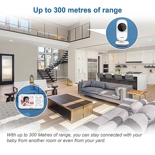 VTech VM3250 Video Baby Monitor with Camera, Long Range, LCD Screen, Night Vision