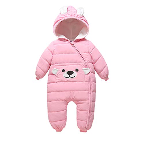 Hooded winter jacket for baby boy or girl