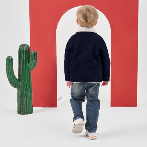 Cute Corduroy Sherpa Jacket for Baby Boys & Girls