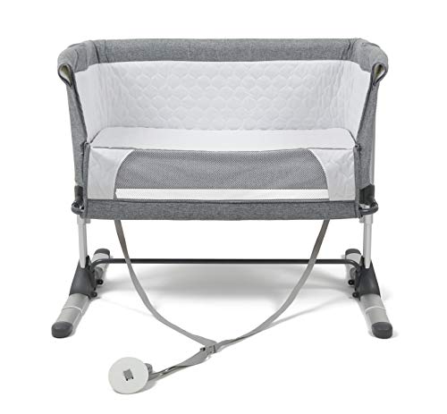 Babylo Snuggle Cuddle Bedside Sleeper, Slate Grey
