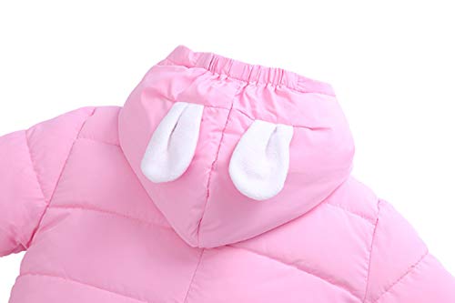 Hooded winter jacket for baby boy or girl