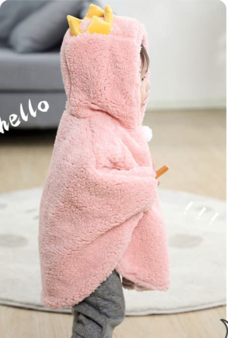 ITODA Hooded Fleece Toddler Coat for Winter Warmth
