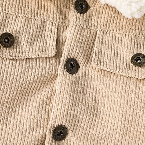 Alunsito Baby Corduroy Trucker Jacket Brown 6-9 Months