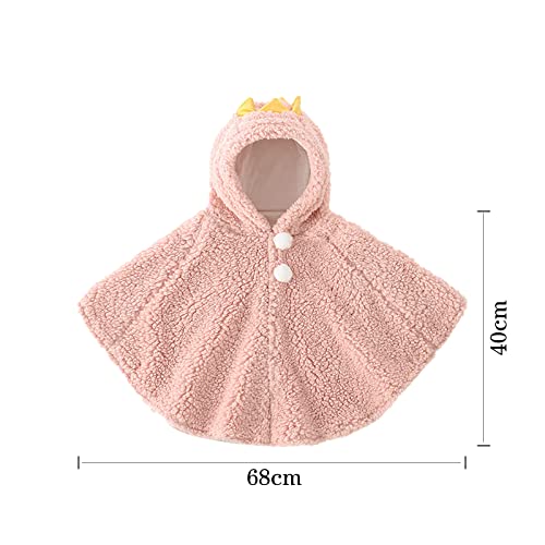 ITODA Hooded Fleece Toddler Coat for Winter Warmth