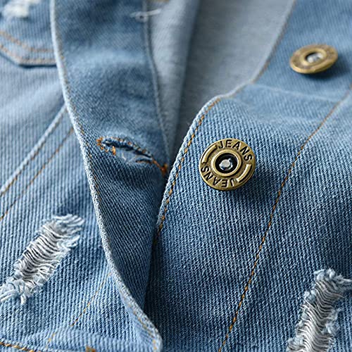 Girls Boys Denim Jacket Kids Fashion Cowboy Coat