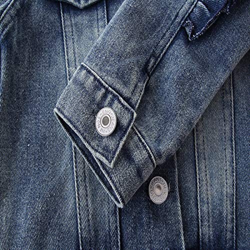 Leopard Print Toddler Denim Jacket - Size 9-12 Months