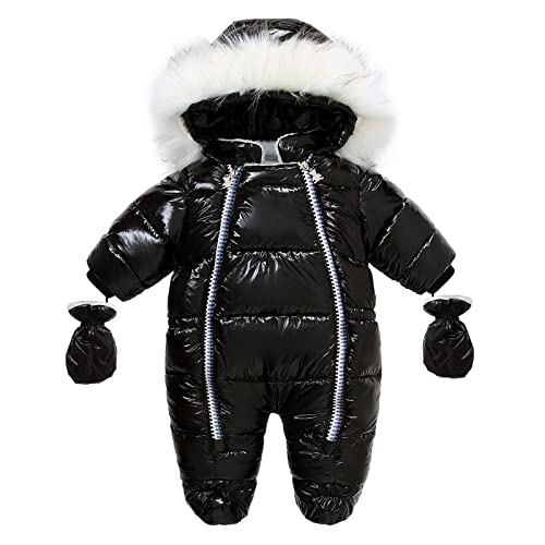 Winter Hooded Snowsuit for Baby Boy/Girl 12-18 Months
