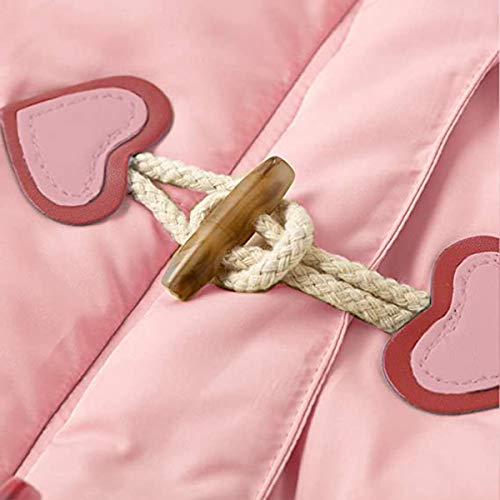 Pink Winter Romper Jumpsuit with Gloves for Infants