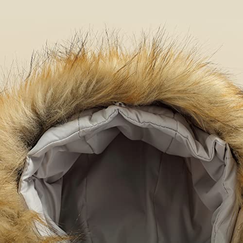 Winter Snowsuit Hooded Coat Romper for Baby Boys Girls