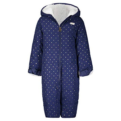 OshKosh B'Gosh Navy Dotted Baby Girls' Snowsuit, 3-6 Months