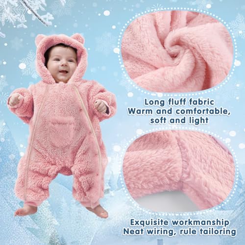 Fairy Baby Hooded Snowsuit for Newborns (3-6 Months)