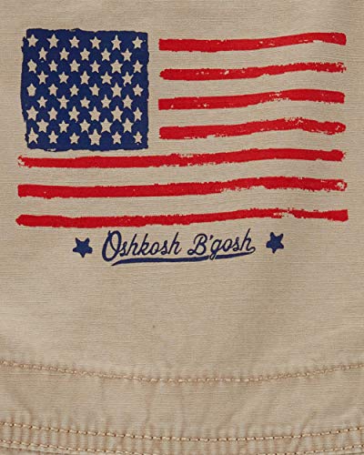 OshKosh B'Gosh Boys' Overalls, Expedition Khaki, 9 Months