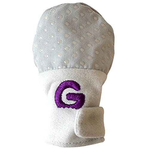 Adjustable Gummee Baby Scratch Mittens in Grey