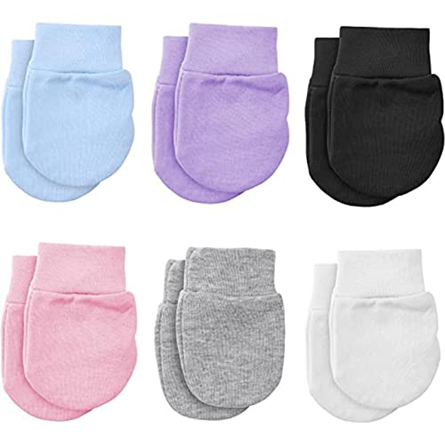 Soft Anti-Scratch Baby Mittens for Newborn Boys Girls