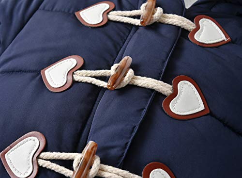 Blue Winter Hooded Snowsuit Jumpsuit for Infant Boys/Girls