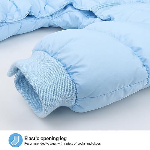 Blue Baby Snowsuit Jumpsuit, 6-9 Months