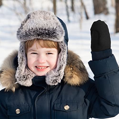 Toddler Knitted Mittens - Winter Warm Full Finger