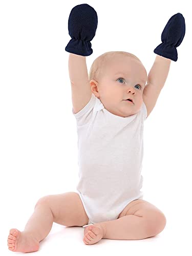 Set of 3 Baby/Toddler Fleece Mittens, 6-18 Months