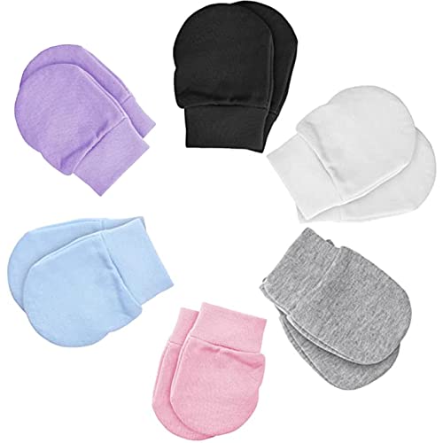 Soft Anti-Scratch Baby Mittens for Newborn Boys Girls